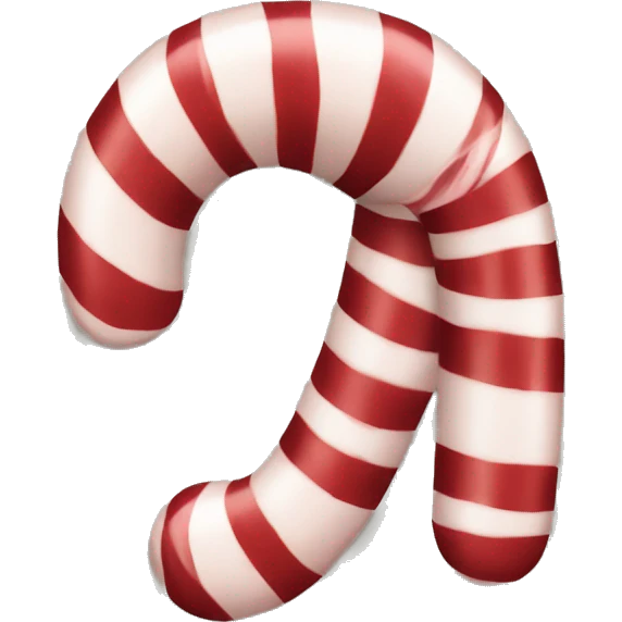 Candy cane abc emoji