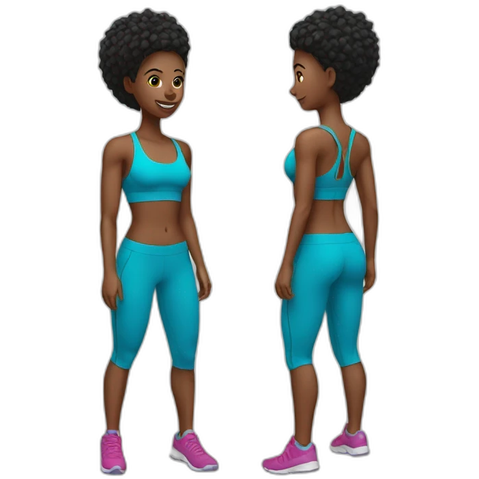 woman fitness emoji
