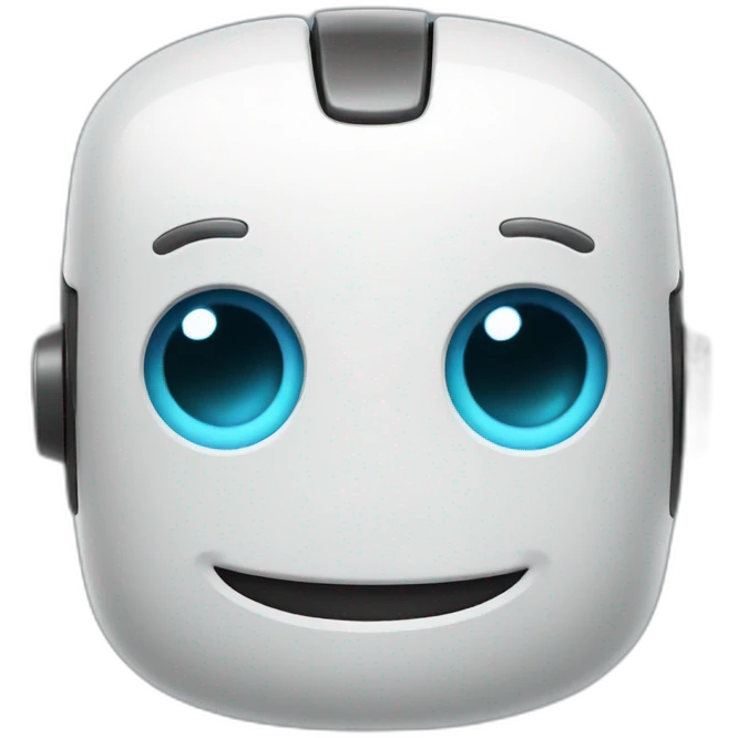 cute robot smile emoji