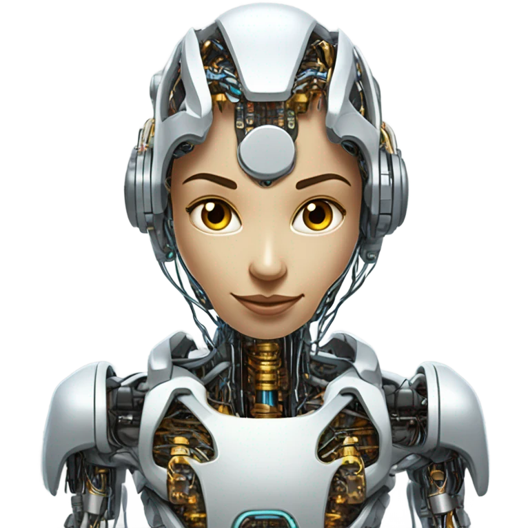 cyborg wich is intelligent emoji