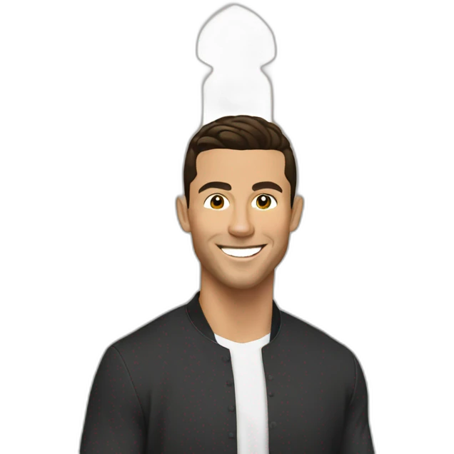 Cristiano in a mosque emoji