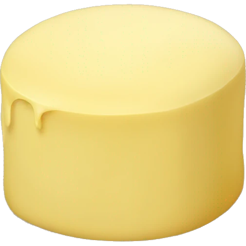 Sphere of butter emoji