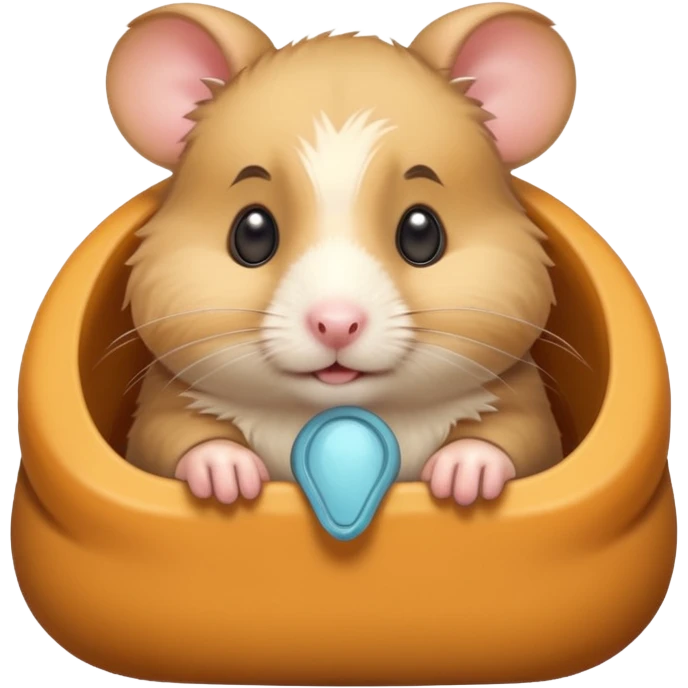 🐹 with paws peeking out emoji