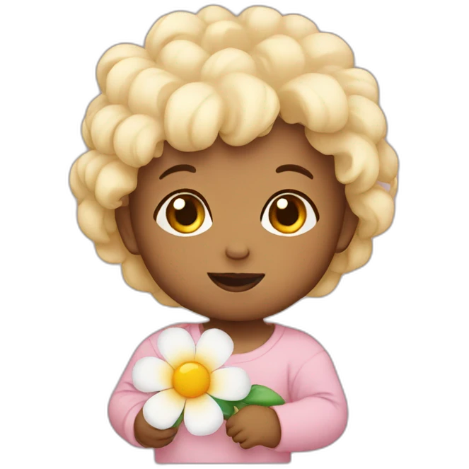 Baby breaths flower emoji