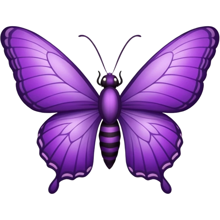 mariposa morada emoji