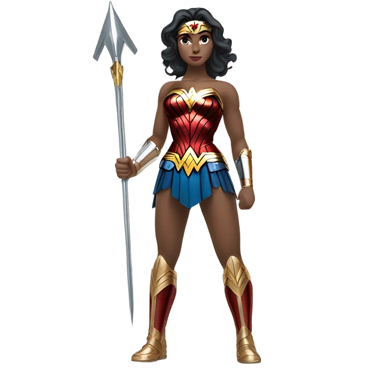 Fat Wonder Woman emoji