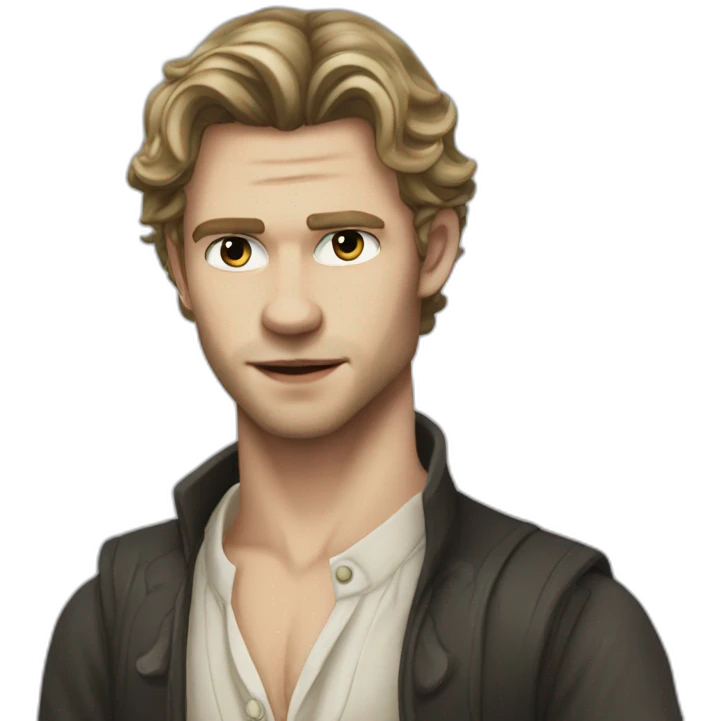 Klaus mikaelson realistic detailed emoji