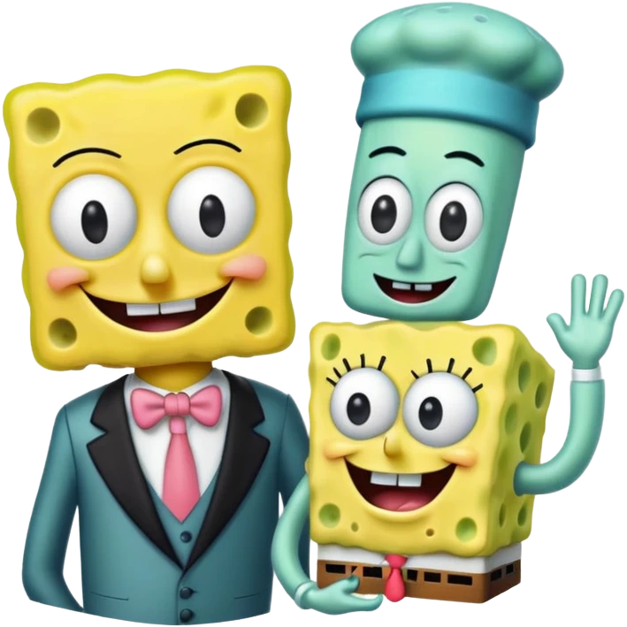 SpongeBob “gangs all here” emoji