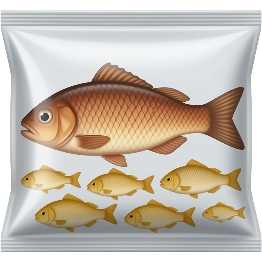 fish food Packaging emoji