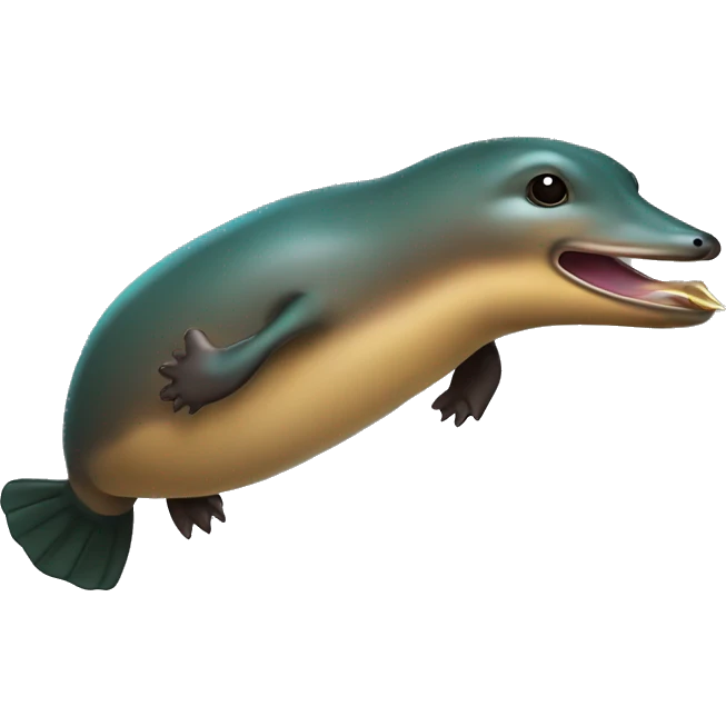 platypus with a netthat catches pike emoji