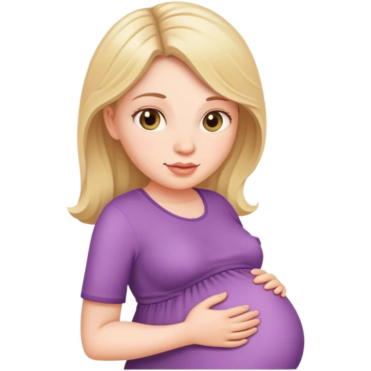 Pregnant white women emoji