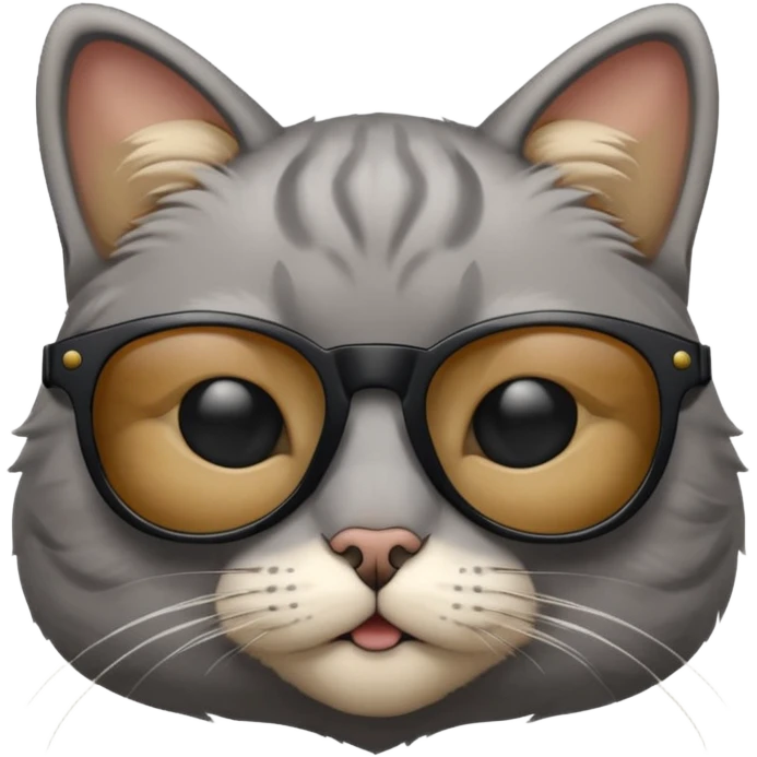 Cat wearing sunglasses emoji