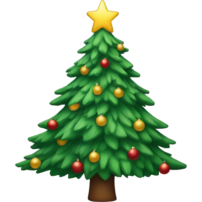 Christmas tree emoji