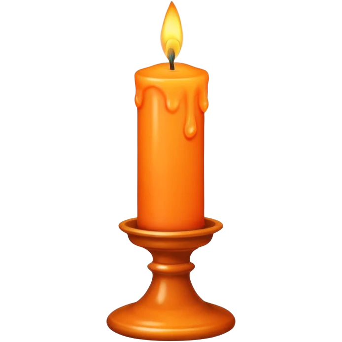 Candle in a candlestick emoji