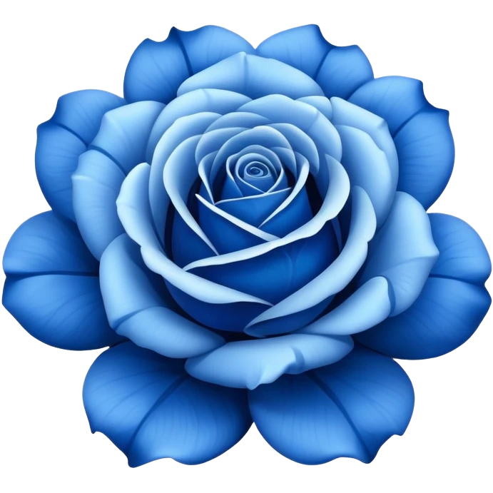 blue rose emoji