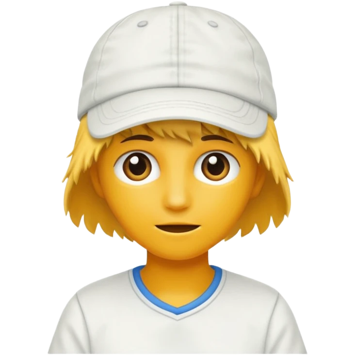 just tennis hat emoji