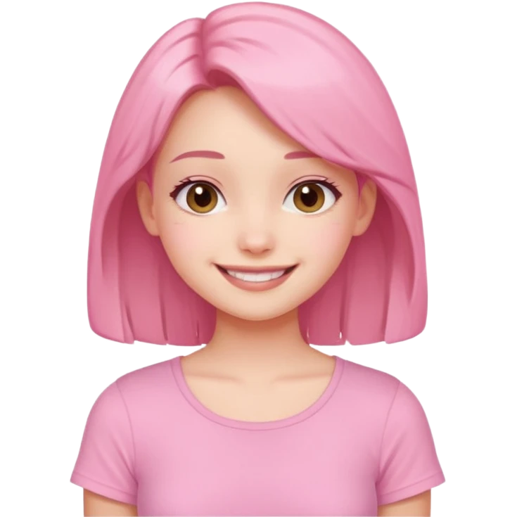 An cute Ästhetik pink clean girl emoji