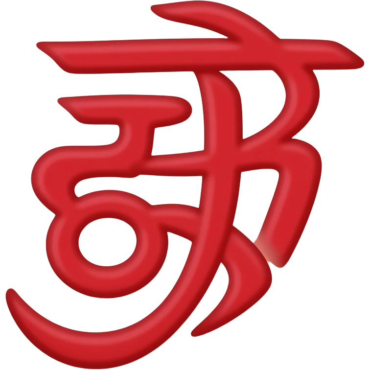 Simple red tilak only not on any persons emoji