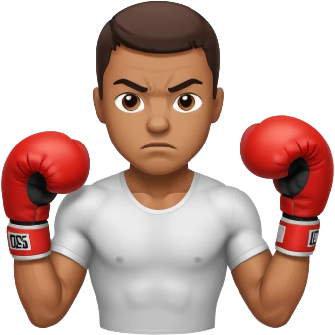 creame iconos de un boxer emoji