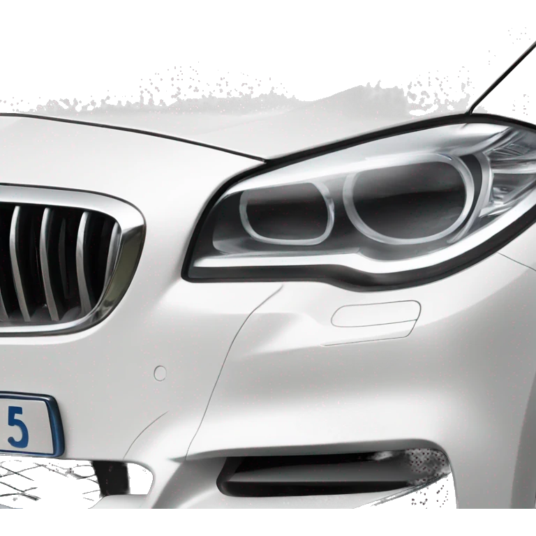 Front view of BMW 5 Series emoji