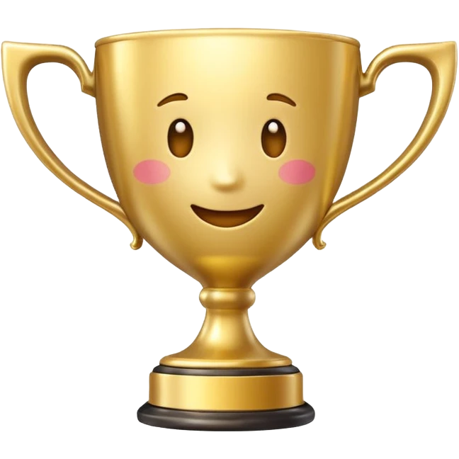 EMOJI AND WINNER CUP emoji