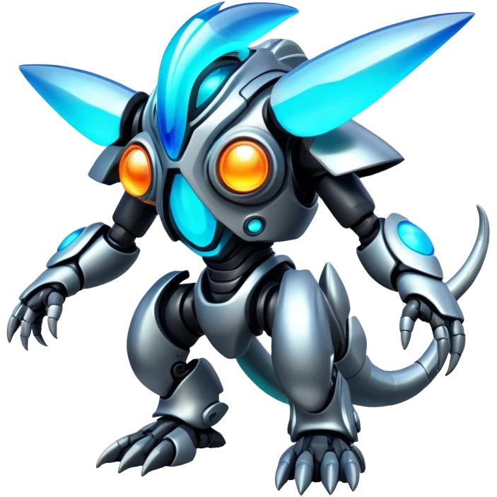  tropical cyber-Protogen-Fakémon-Vernid-creature emoji