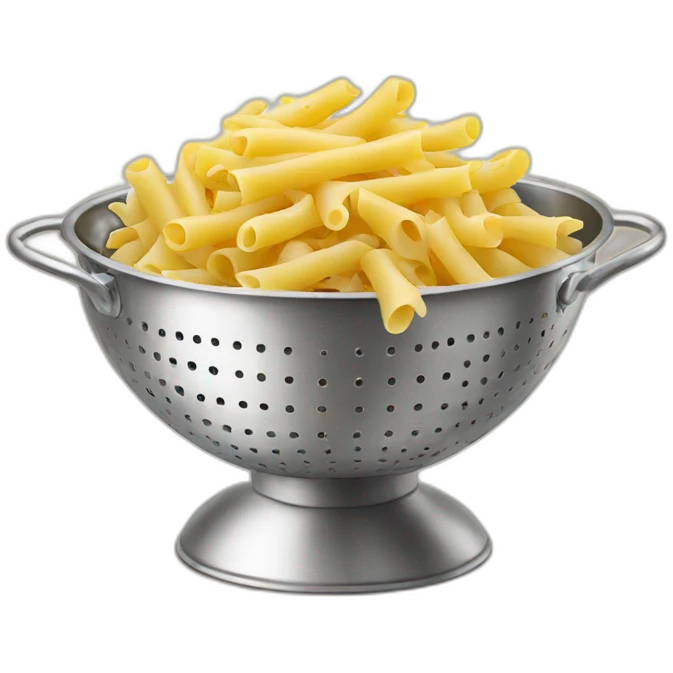 pasta in a colander emoji