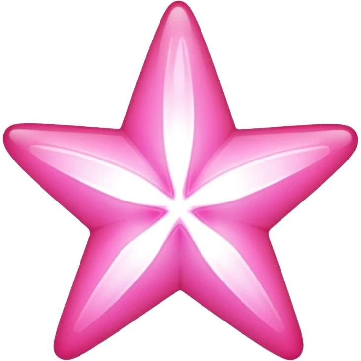 pink star emoji