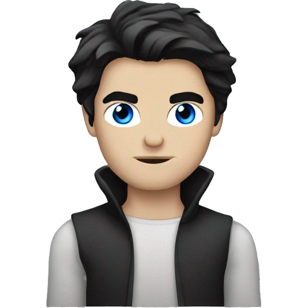 Damon Salvatore with blue eyes  emoji
