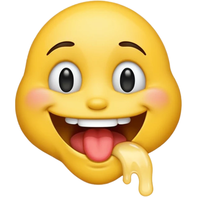 Drooling Emoji ￼ emoji