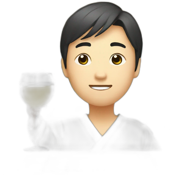 sake-drinking emoji