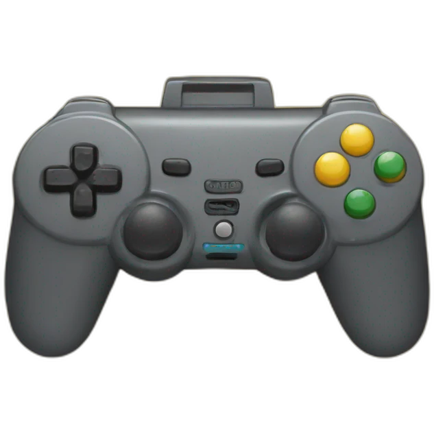 smiley loves the game console very much emoji
