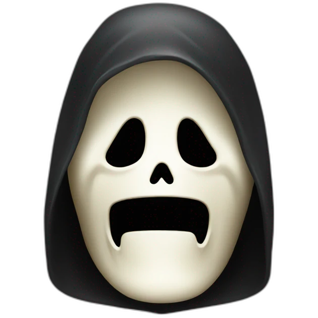 Ghostface scream movie emoji