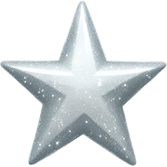 Silver Sparkling star  emoji