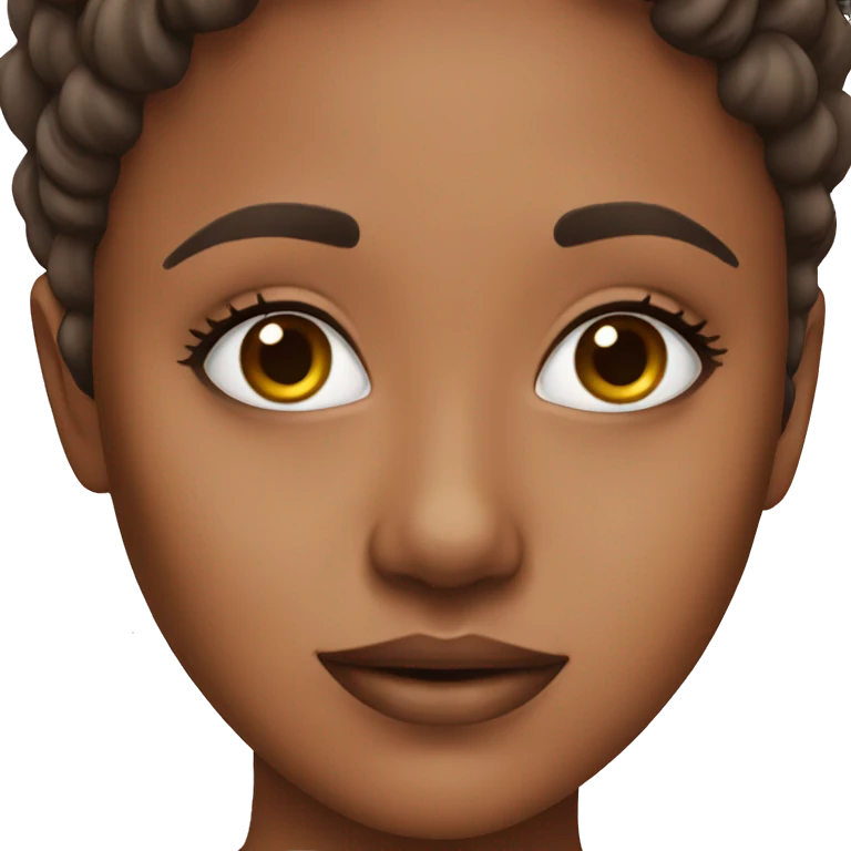 Girl with skincare emoji