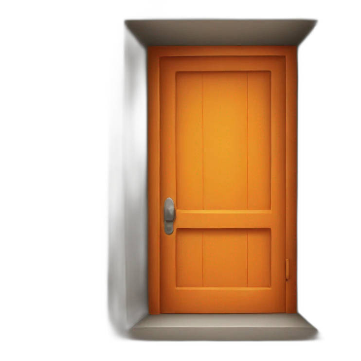 loked door orange symbol emoji