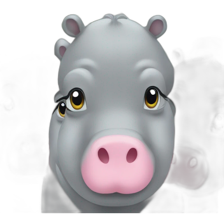 4 Hippos emoji