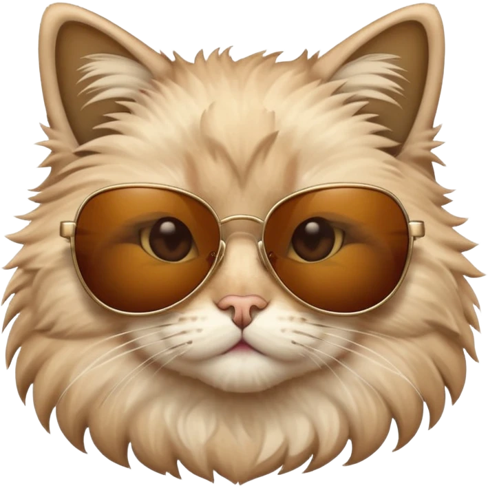 Cat wearing sunglasses emoji