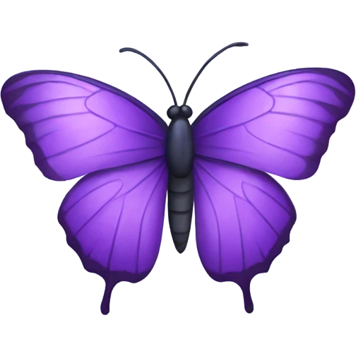 Purple butterfly  emoji