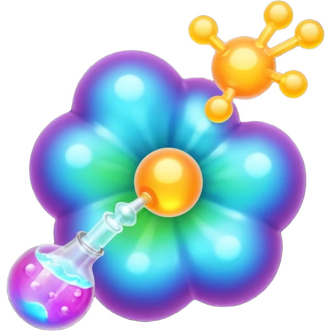 molecule eating emoji