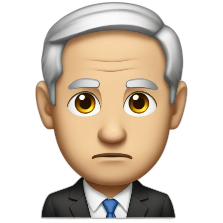 sad Benjamin Netanyahu emoji