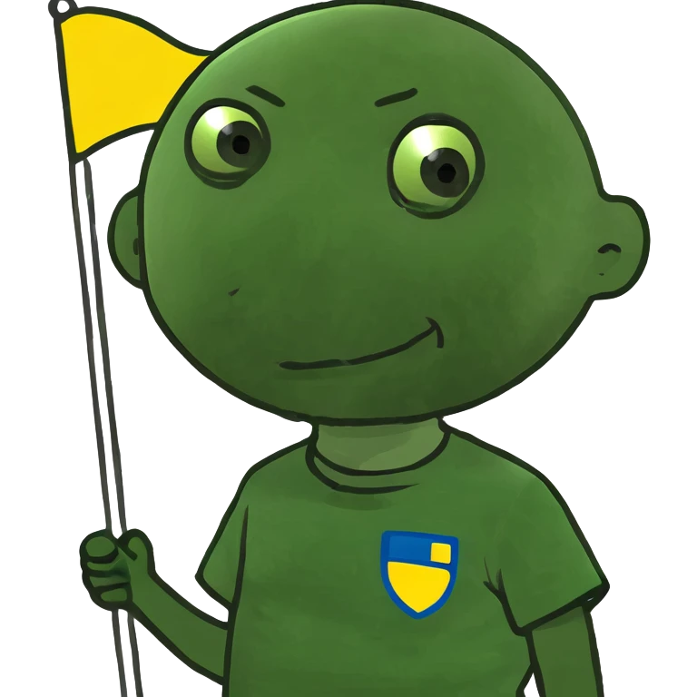 bald boy with flag emoji