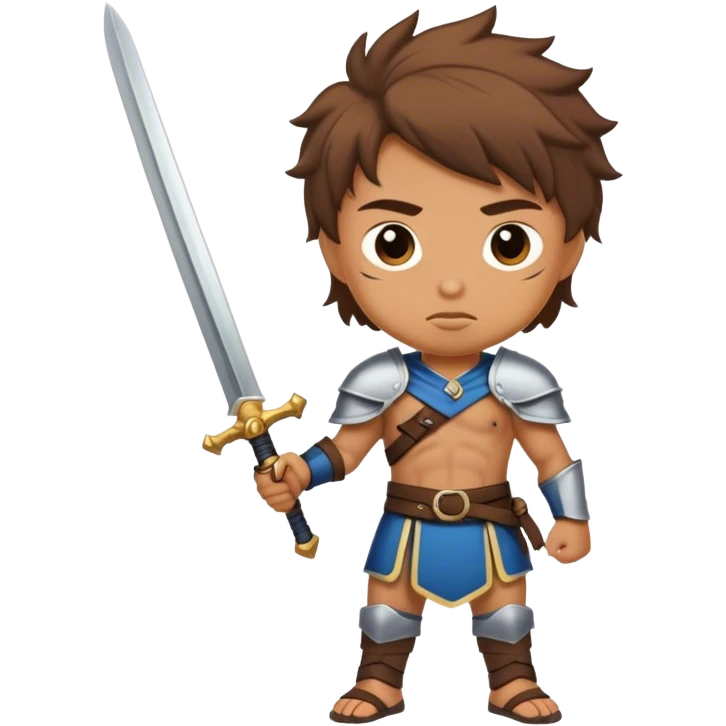 A boy named Xaden a worrior with swords emoji