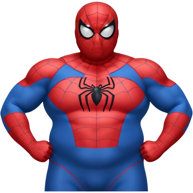 Fat Spiderman emoji