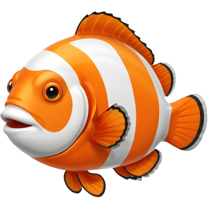 Clown fish in the aquarium emoji