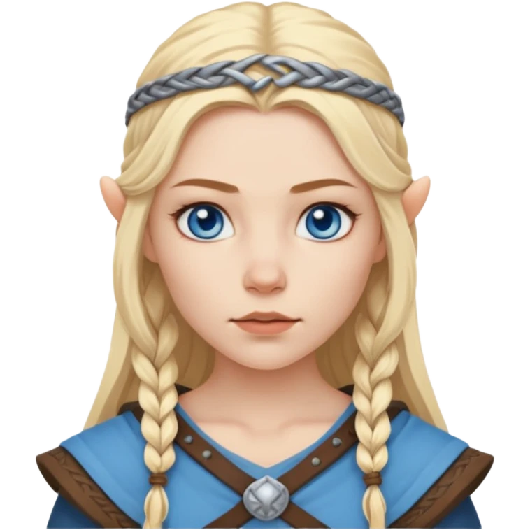 Viking female slave with blue eyes  emoji