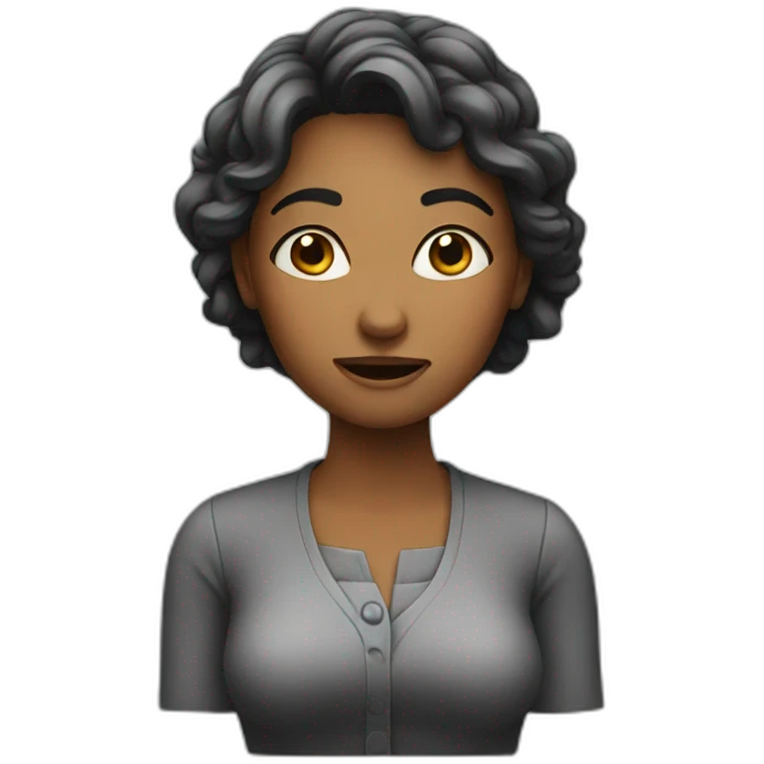 woman saying no emoji