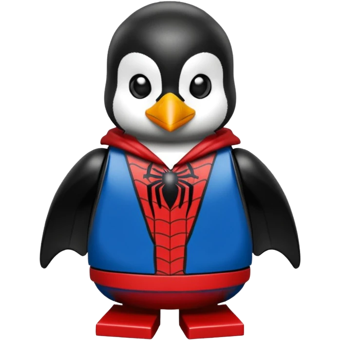 Penguin spiderman Lego  emoji