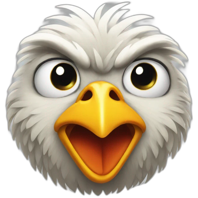 Angry chicken emoji