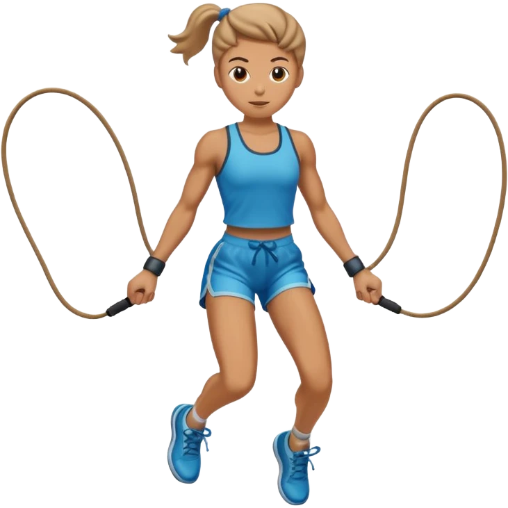 jumping rope tied emoji
